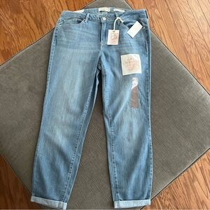 NWT JESSICA SIMPSON Forever Rolled Skinny Soft Sculpt Jeans Size 31 Color Curzon
